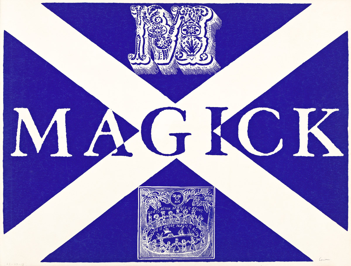 Kent, Corita (1918-1986) M is for Magick, from the International Signal Code Alphabet Series.